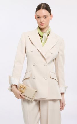 Elie Saab Elie Saab DoubleBreasted WoolBlend Jacket