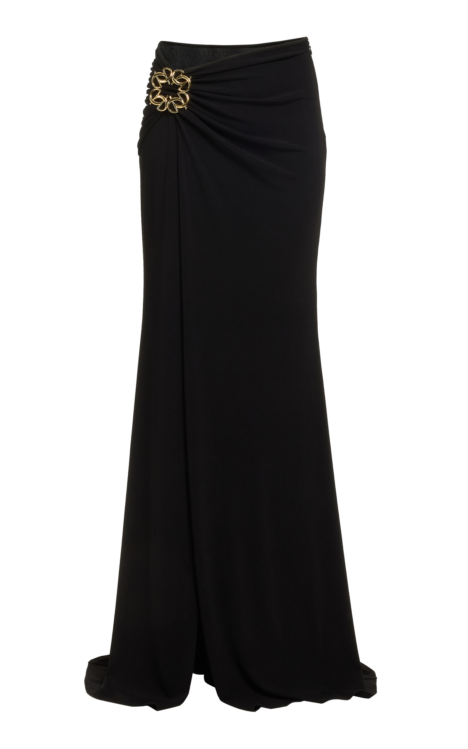 Elie Saab Elie Saab Draped Jersey Maxi Skirt