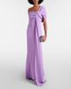 Elie Saab Elie Saab Draped one-shoulder silk-blend cady gown - 2