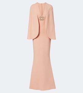 Elie Saab Elie Saab Embellished caped cady gown