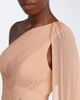 Elie Saab Elie Saab Embellished plissé one-shoulder silk gown - 3