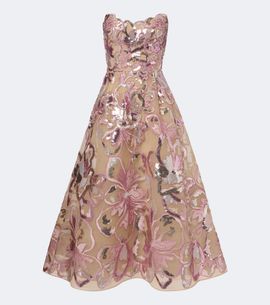 Elie Saab Elie Saab Embellished tulle bustier dress