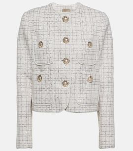 Elie Saab Elie Saab Embellished tweed jacket