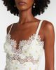 Elie Saab Elie Saab Embroidered guipure lace tulle maxi dress - 3