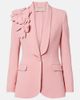 Elie Saab Elie Saab Floral-appliqué cady blazer - 1