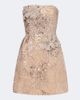 Elie Saab Elie Saab Floral-appliqué embellished tulle minidress - 1