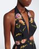 Elie Saab Elie Saab Floral pleated cotton poplin maxi dress - 3