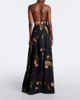 Elie Saab Elie Saab Floral pleated cotton poplin maxi dress - 6
