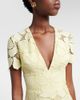Elie Saab Elie Saab Floral silk-blend guipure midi dress - 3