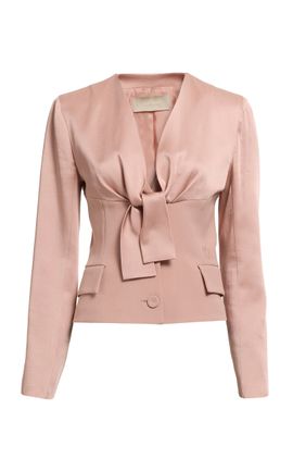 Elie Saab Elie Saab FrontTie Satin Jacket