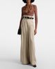 Elie Saab Elie Saab Linen and cotton canvas wide-leg pants - 2