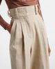 Elie Saab Elie Saab Linen and cotton canvas wide-leg pants - 3