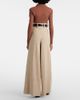 Elie Saab Elie Saab Linen and cotton canvas wide-leg pants - 6