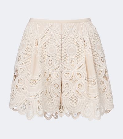 Elie Saab Elie Saab Macramé shorts