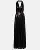 Elie Saab Elie Saab Open-back sequined tulle gown - 1