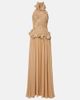 Elie Saab Elie Saab Raffia-trimmed silk-blend tulle gown - 1