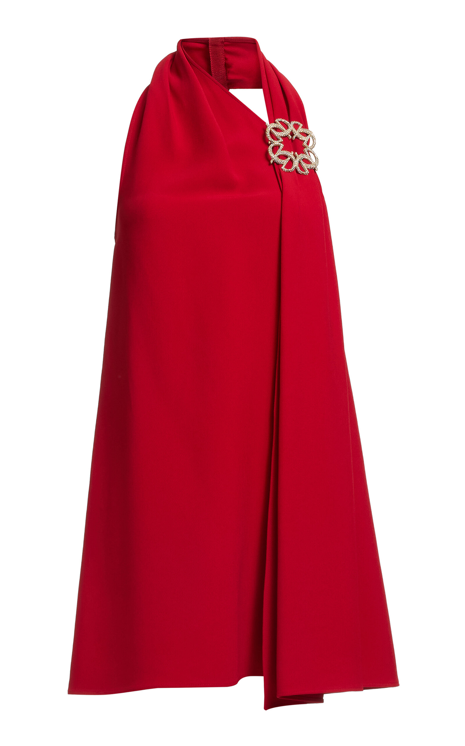 Elie Saab Elie Saab Scarf Draped Mini Dress