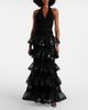 Elie Saab Elie Saab Sequined macramÃ© gown - 2