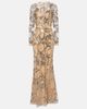 Elie Saab Elie Saab Sequined sheer tulle gown - 1