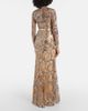 Elie Saab Elie Saab Sequined sheer tulle gown - 3