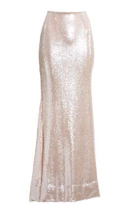 Elie Saab Elie Saab Sequined Silk Maxi Skirt