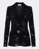 Elie Saab Elie Saab Sequined velvet blazer - 1
