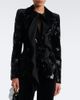 Elie Saab Elie Saab Sequined velvet blazer - 3