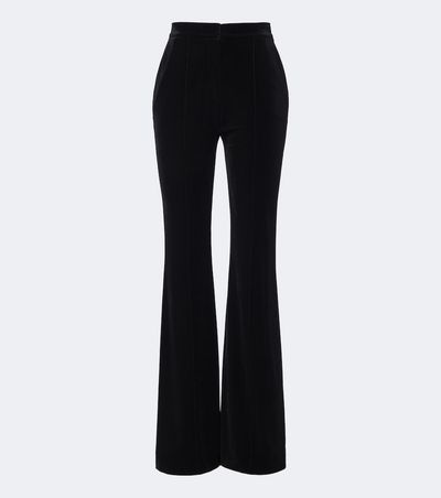 Elie Saab Elie Saab Velvet flared pants