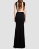 Elie Saab Women's Halter Jersey Draped Maxi Dress - 3