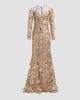Elie Saab Women's Raffia Embroidered Gown - 1