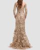 Elie Saab Women's Raffia Embroidered Gown - 3
