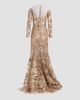 Elie Saab Women's Raffia Embroidered Gown - 4