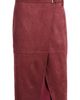 Elie Tahari Elie Tahari Danica Faux Suede Belted Skirt - 5