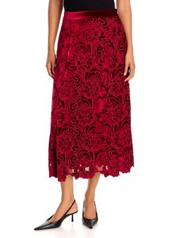 Elie Tahari Elie Tahari Elliana Velvet Lace Skirt