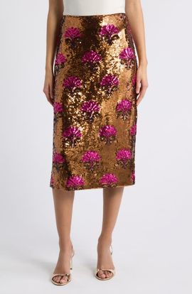 Elie Tahari Elie Tahari Emersyn Sequin Skirt