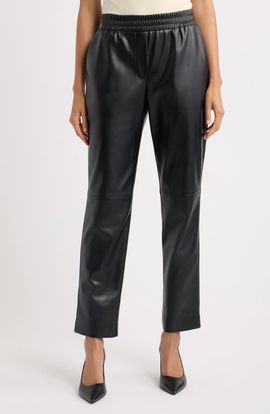 Elie Tahari Elie Tahari Madelyn Faux Leather Pants