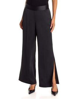 Elie Tahari Elie Tahari Rylee Satin Split Hem Pants