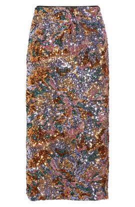 Elie Tahari Elie Tahari The Adrianne Sequin Midi Skirt