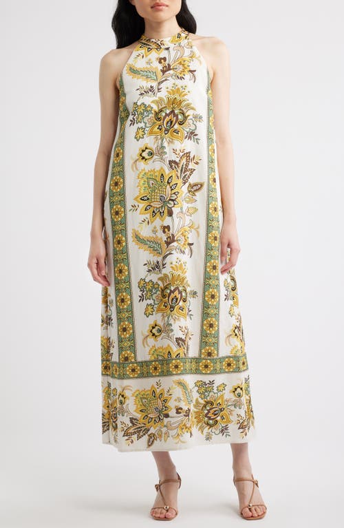 Elie Tahari Elie Tahari The Athena Print Sleeveless Maxi Dress