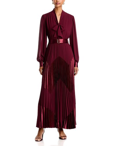 Elie Tahari Elie Tahari The Carrie Belted Pleat Dress