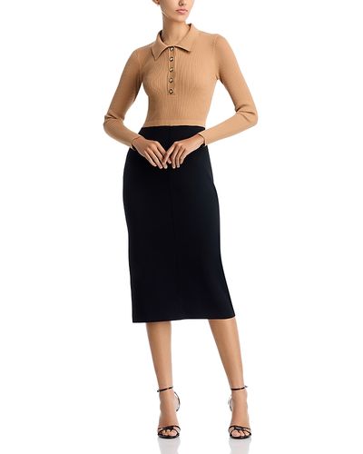 white christmas dresses Elie Tahari black and blue guipure lace dress, size 6, NEW WITH TAGS! main image 0
