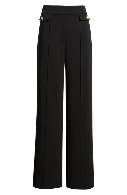 Elie Tahari Elie Tahari The Isla Seamed High Waist Straight Leg Pants