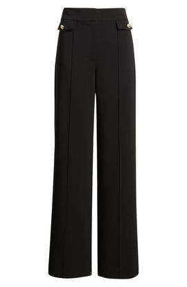 Elie Tahari Elie Tahari The Isla Seamed High Waist Straight Leg Pants