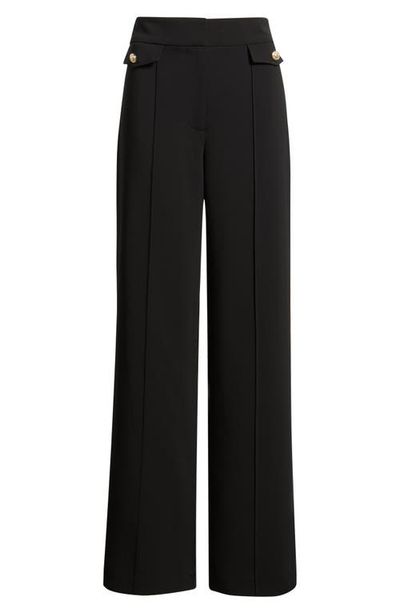 Elie Tahari Elie Tahari The Isla Seamed High Waist Straight Leg Pants