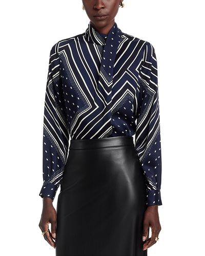 Elie Tahari Elie Tahari The Jaden Crossover Neck Top