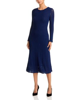 Elie Tahari Elie Tahari The Julietta Pointelle Sweater Dress