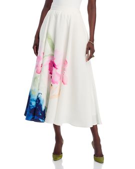 Elie Tahari Elie Tahari The Layla Floral Skirt