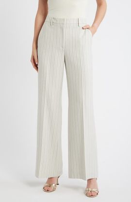 Elie Tahari Elie Tahari The Liliana Stripe Wide Leg Pants