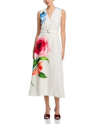 slim fit dress slacks T-Tahari Halter Midi Dress – Elie Tahari main image 0