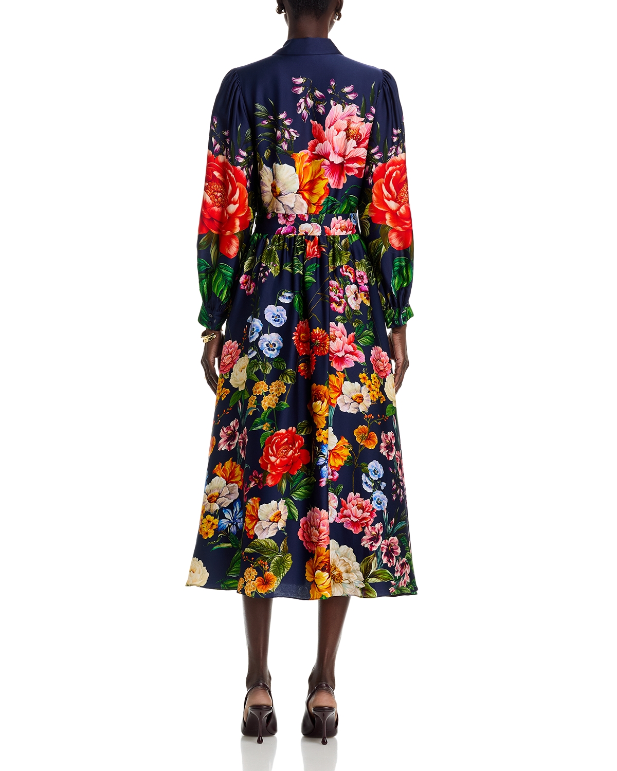 plus size dress for summer wedding guest Beach Dresses Detachable Puffy Sleeves Blue / US:14-16 length:LONG - 47